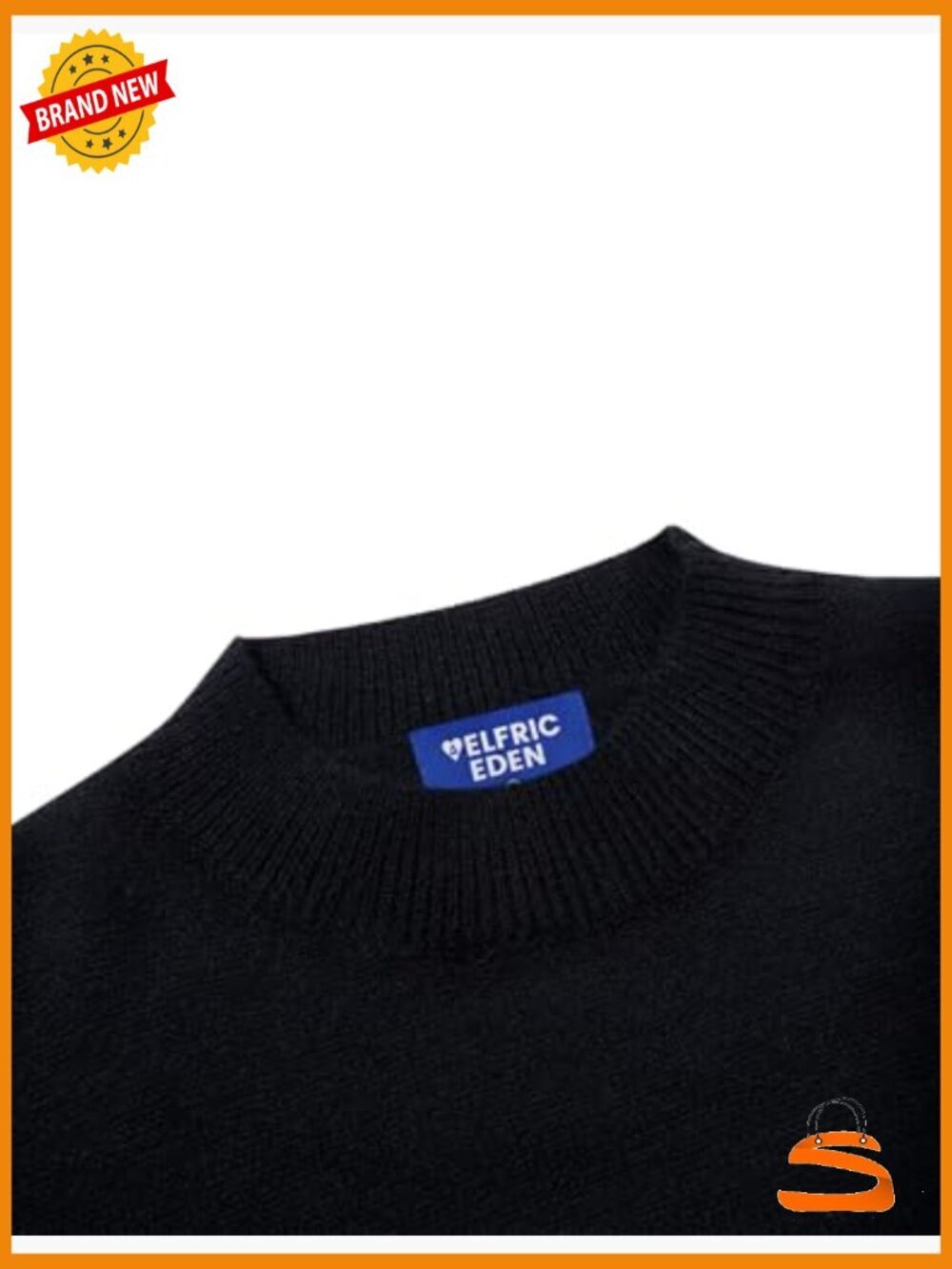 Oversized Duck Graphic Knit Crewneck Pullover Streetwear Unisex - Picture 4 of 6
